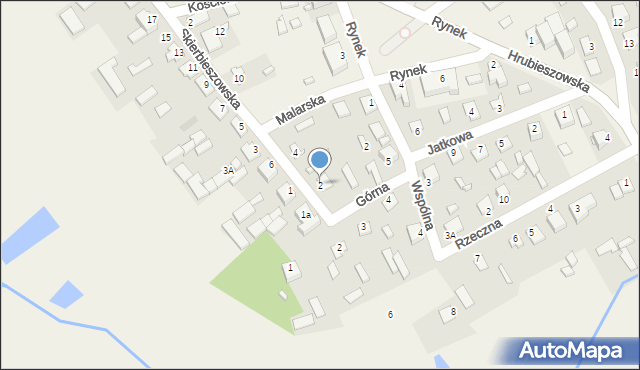 Grabowiec, Skierbieszowska, 2, mapa Grabowiec