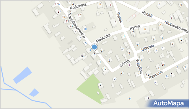 Grabowiec, Skierbieszowska, 6, mapa Grabowiec