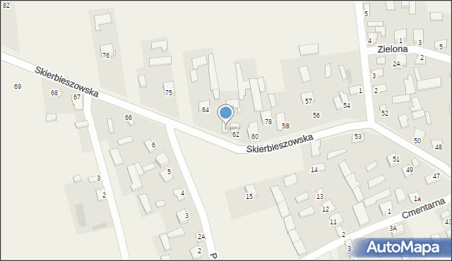 Grabowiec, Skierbieszowska, 63, mapa Grabowiec
