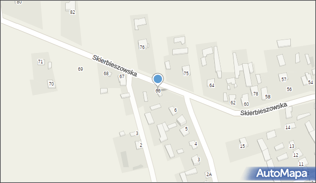 Grabowiec, Skierbieszowska, 66, mapa Grabowiec