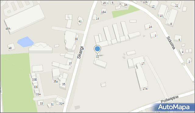 Grójec, Skargi Piotra, ks., 12, mapa Grójec