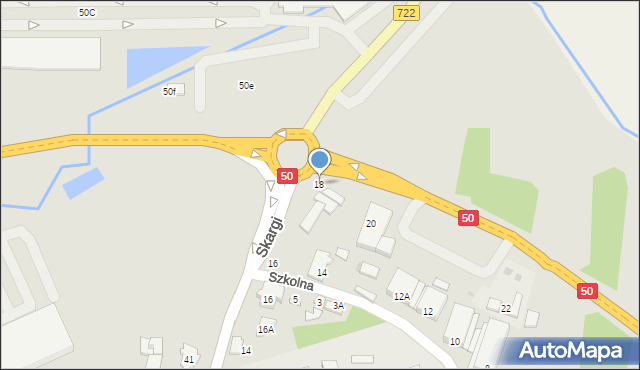 Grójec, Skargi Piotra, ks., 18, mapa Grójec