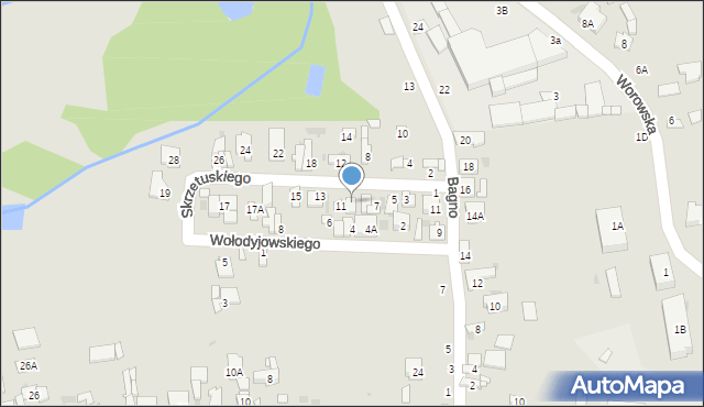 Grójec, Skrzetuskiego, 9, mapa Grójec