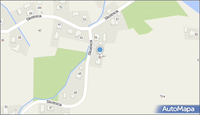 Grojec, Skotnica, 61, mapa Grojec
