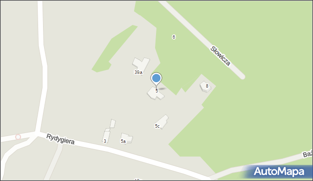 Grudziądz, Skowronkowa, 5, mapa Grudziądza