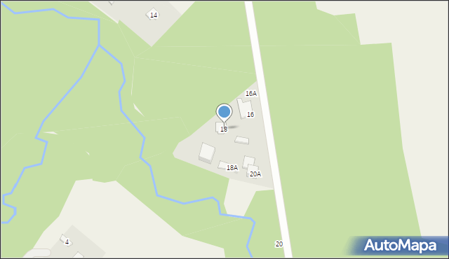 Grzmiąca, Skulska, 18, mapa Grzmiąca