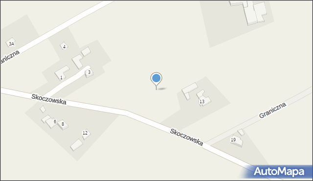 Hażlach, Skoczowska, 9, mapa Hażlach