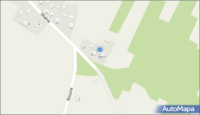 Hucisko, Skalna, 27, mapa Hucisko