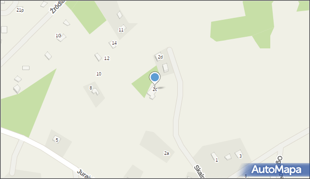 Hutki-Kanki, Skalna, 2c, mapa Hutki-Kanki