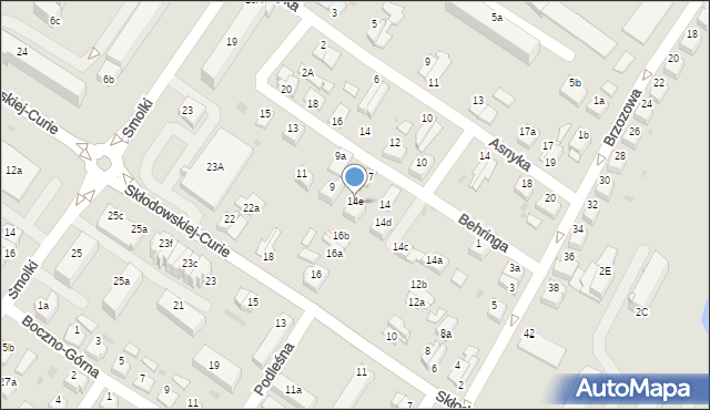 Iława, Skłodowskiej-Curie Marii, 14e, mapa Iława