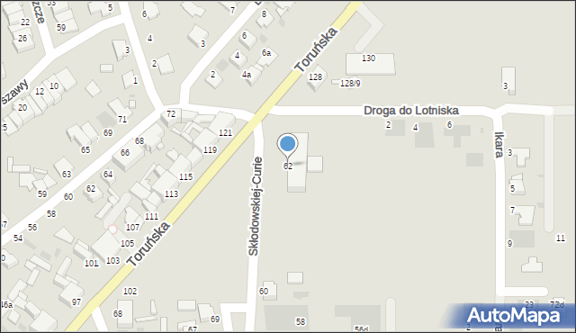 Inowrocław, Skłodowskiej-Curie Marii, 62, mapa Inowrocławia