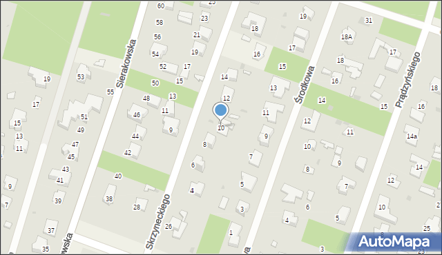 Izabelin C, Skrzyneckiego Jana Zygmunta, 10, mapa Izabelin C