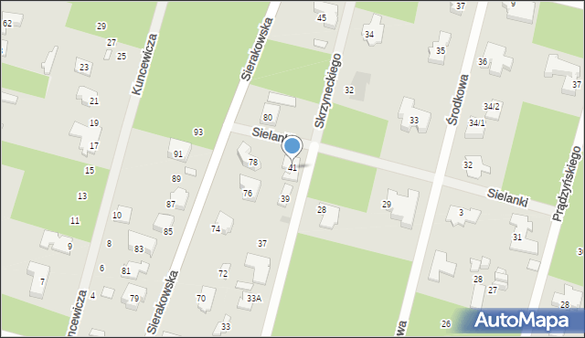 Izabelin C, Skrzyneckiego Jana Zygmunta, 41, mapa Izabelin C