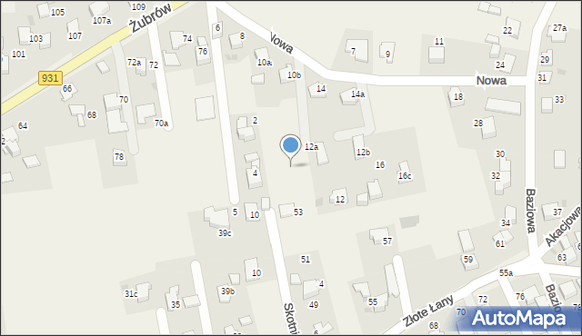 Jankowice, Skotnicza, 12, mapa Jankowice