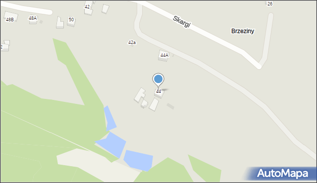 Jastrzębie-Zdrój, Skargi Piotra, ks., 44, mapa Jastrzębie-Zdrój