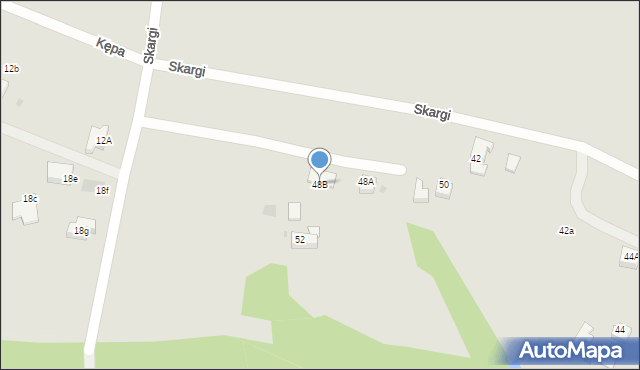 Jastrzębie-Zdrój, Skargi Piotra, ks., 48B, mapa Jastrzębie-Zdrój