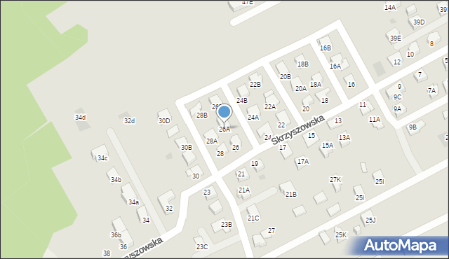 Jastrzębie-Zdrój, Skrzyszowska, 26A, mapa Jastrzębie-Zdrój