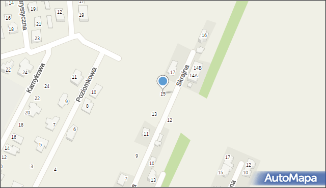 Jaworowa, Skrajna, 15, mapa Jaworowa