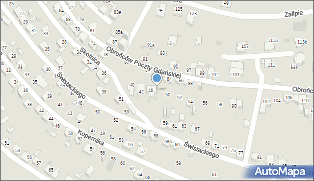 Jaworzno, Skotnica, 48, mapa Jaworzno
