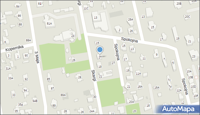 Józefów, Skargi Piotra, ks., 17, mapa Józefów