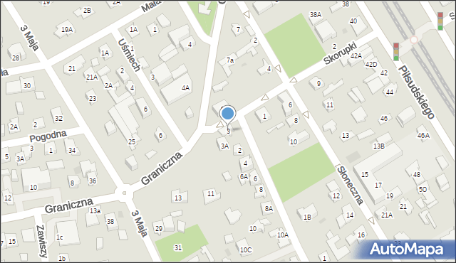 Józefów, Skorupki Ignacego Jana, ks., 3, mapa Józefów