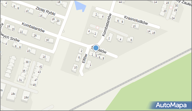 Julianów, Skrzatów, 4, mapa Julianów