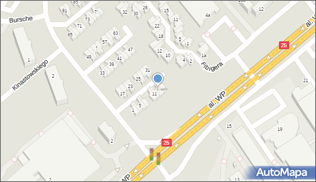 Kalisz, Skłodowskiej-Curie Marii, 13, mapa Kalisza