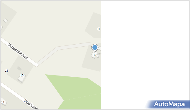 Kamieniec, Skowronkowa, 17, mapa Kamieniec