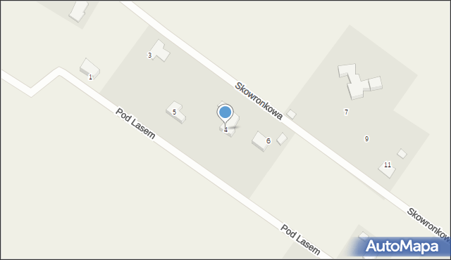 Kamieniec, Skowronkowa, 4, mapa Kamieniec