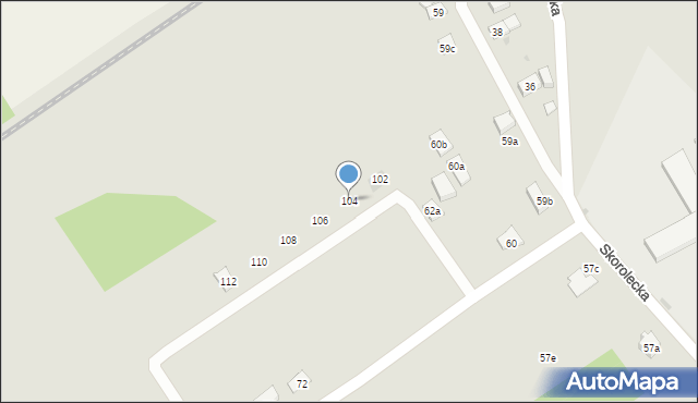 Kamieniec Ząbkowicki, Skorolecka, 104, mapa Kamieniec Ząbkowicki