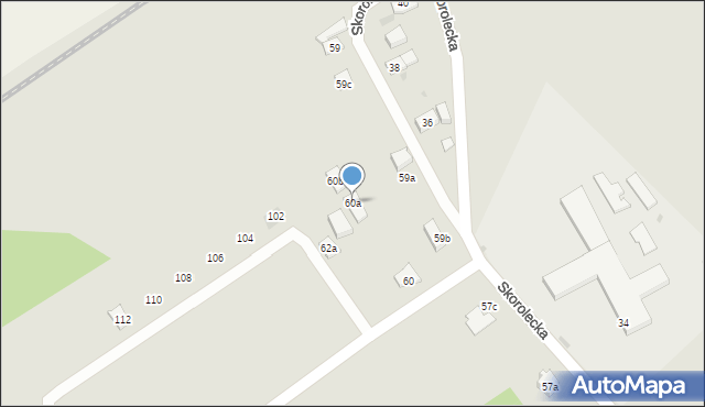 Kamieniec Ząbkowicki, Skorolecka, 60a, mapa Kamieniec Ząbkowicki