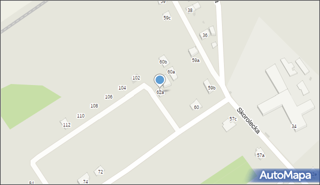 Kamieniec Ząbkowicki, Skorolecka, 62a, mapa Kamieniec Ząbkowicki