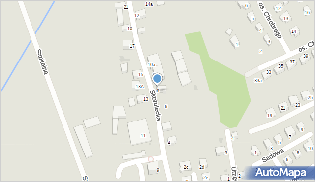 Kamieniec Ząbkowicki, Skorolecka, 8, mapa Kamieniec Ząbkowicki