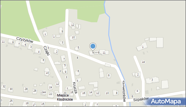 Kędzierzyn-Koźle, Skowronków, 7, mapa Kędzierzyna-Koźle