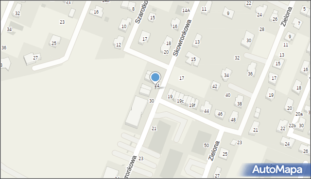 Kiełczów, Skowronkowa, 26, mapa Kiełczów