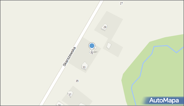 Kleszczewo, Skarszewska, 31, mapa Kleszczewo