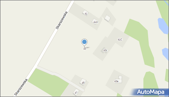 Kleszczewo, Skarszewska, 43, mapa Kleszczewo