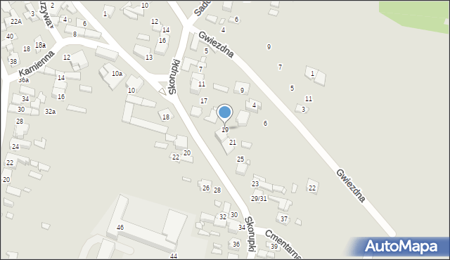 Kłobuck, Skorupki Ignacego Jana, ks., 19, mapa Kłobuck