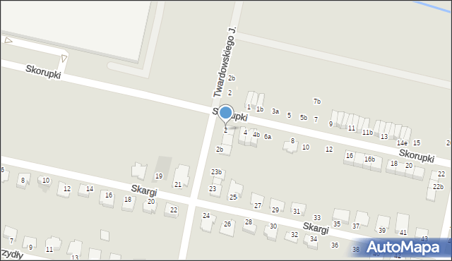 Kluczbork, Skorupki Ignacego Jana, ks., 2, mapa Kluczbork