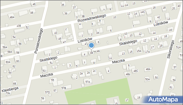 Kobyłka, Skalskiego Stanisława, gen., 4a, mapa Kobyłka