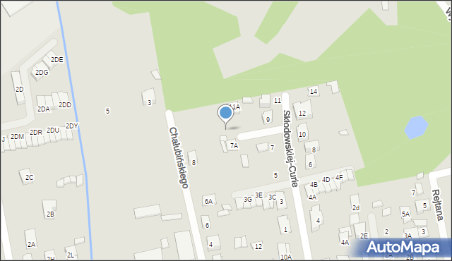 Kobyłka, Skłodowskiej-Curie Marii, 9b, mapa Kobyłka