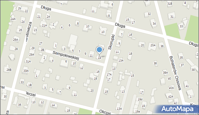 Kobyłka, Skorupki Ignacego Jana, ks., 14, mapa Kobyłka