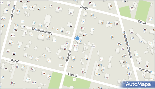 Kobyłka, Skorupki Ignacego Jana, ks., 15, mapa Kobyłka