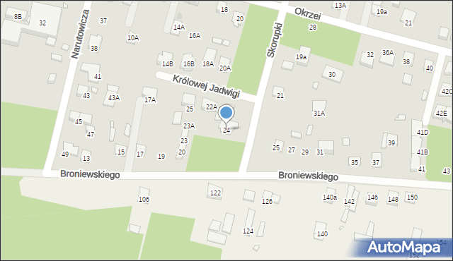 Kobyłka, Skorupki Ignacego Jana, ks., 24, mapa Kobyłka