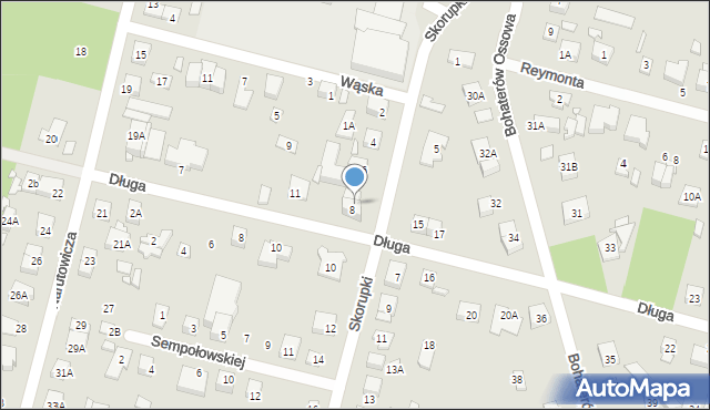 Kobyłka, Skorupki Ignacego Jana, ks., 8A, mapa Kobyłka