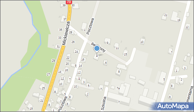 Kołaczyce, Skłodowskiej-Curie Marii, 4, mapa Kołaczyce