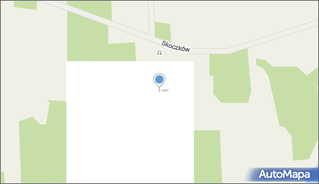Kołaków, Skoczków, 21a, mapa Kołaków