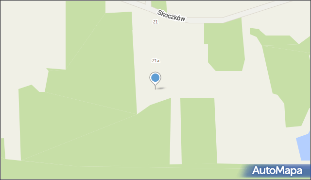 Kołaków, Skoczków, 21b, mapa Kołaków