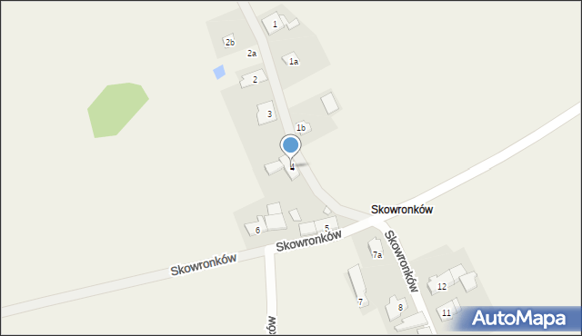 Konradów, Skowronków, 4, mapa Konradów