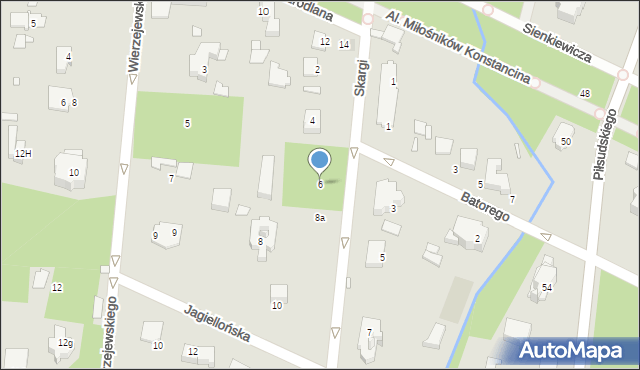 Konstancin-Jeziorna, Skargi Piotra, ks., 6, mapa Konstancin-Jeziorna